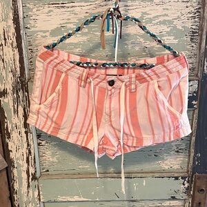 Hurley Striped Pink Women's Shorts